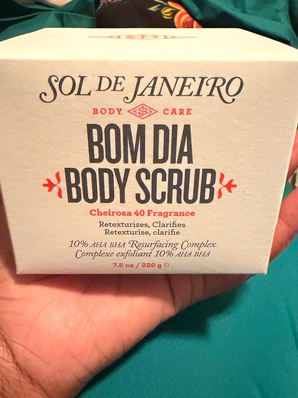 Sol de Janeiro Bom Dia Body Scrub - Cream & Black Packaging